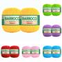 Imagem de Kit 2 Barbante Linha Barroco Maxcolor FIO 4 Circulo 100% Algodão - 338m/200g