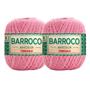 Imagem de Kit 2 Barbante Linha Barroco Maxcolor FIO 4 Circulo 100% Algodão - 338m/200g