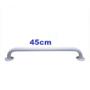 Imagem de Kit 2 Barra De Apoio Reforçada Metal Grosso 45cm Banheiro Idoso Deficiente