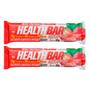 Imagem de Kit 2 Barra de Proteína Health Bar Gourmet Whey Protein e Colágeno Helath Labs Iso Sabor Morango com Chantilly 45g