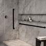 Imagem de Kit 2 Barras De Apoio Para Banheiro Aço Inoxidável Banheiro Proteção Idoso Cadeirante Alça Corrimão Grávida