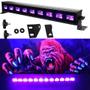 Imagem de Kit 2 Barras Luz Negra Ultravioleta Neon Uv Barra 9 Leds Refletor Potência Total 30W LKUV9