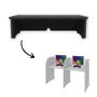 Imagem de Kit 2 Base Monitor PC Modular MDF Escritório Home Office