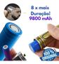 Imagem de Kit 2 Bateria Maquina Dragão Buda 18500 1200Mah 3.7V Lítio