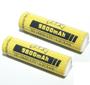 Imagem de kit 2 Bateria Recarregável modelo 18650 3.7v - 4.2v 9800mah P/ Lanterna
