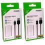 Imagem de Kit 2 Baterias p/ Controle SERIES S / X TYX-0634B Com Cabo 3 Metros Branca