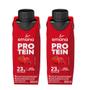 Imagem de Kit 2 Bebida Láctea Emana Protein Sabor Frutas Vermelhas com 23g de Proteínas 250ml