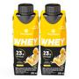 Imagem de Kit 2 Bebida Láctea Piracanjuba Whey Zero Lactose Sabor Banana com 23g de Proteína 250ml