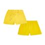 Imagem de KIT 2 Bermuda Infantil Menina Short Brim Grosso Cores Sortida