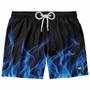 Imagem de Kit 2 Bermuda Masculina Estilosa Estampada Surf Boardshort Verão Moda Casual Fitness Tactel