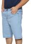 Imagem de Kit 2 Bermuda Masculina Jeans Tradicional Slim Plus Size Premium Algodão Elastano Lisa Casual