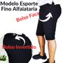 Imagem de Kit 2 Bermudas Masculina Brim Sarja Sport Fino Alfaiataria Elastano Lycra Modelo Social Linha Premium Coloridas 