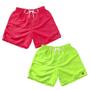 Imagem de Kit 2 Bermudas Short Praia Neon Mauricinho Verão Cordão 006