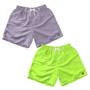 Imagem de Kit 2 Bermudas Short Praia Neon Mauricinho Verão Cordão 008