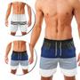 Imagem de Kit 2 Bermudas Shorts Masculina Agua Tactel Academia Praia