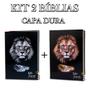 Imagem de Kit 2 Bíblias Letra Gigante Popular Capa Dura Leão Silver + Leão Gold