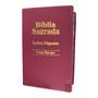 Imagem de Kit 2 Bíblias Sagrada Letra Gigante C/ Harpa - Luxo - Pink e Pink - Tam - 14x21 cm