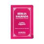 Imagem de Kit 2 Biblias Sagrada Letra Gigante Luxo Popular - Pink e Azul - Com Harpa - RC