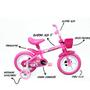 Imagem de Kit 2 Bicicleta Tk3 Trank Arco iris Infantil ARO 12 Bike para Crianças