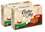 Imagem de Kit 2 biscoito de cafe coffee joy importado indonésia 156g