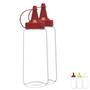 Imagem de Kit 2 Bisnagas Flexível Transparente 250ML Molho Ketchup Maionese Mostarda Lanchonete Reutilizável