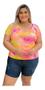 Imagem de Kit 2 Blusa Blusinha Roupas Da Moda Plus Size Modinha P  Xgg