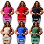 Imagem de Kit 2 Blusa Camisa Plus Size Feminina G1 G2 G3 48 50 52 54