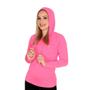 Imagem de Kit 2 Blusa Feminina Com Capuz - Proteção Uv50+ 1 Rosa 1 Preta