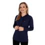 Imagem de Kit 2 Blusa Feminina Com Capuz - Proteção Uv50+ 2 Marinho