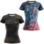 Imagem de Kit 2 Blusa Feminina Fitness academia Caminhada Treino musculação Caminhada Dry Fit Ante Suor