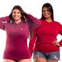 Imagem de KIT 2 Blusa Feminina Plus Size De Proteção Solar UV