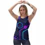 Imagem de Kit 2 Blusa Feminina Regata Musculação Caminhada Fitness Térmica Slim