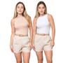 Imagem de Kit 2 Blusa Regata Feminina Alça Larga de Viscose
