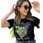 Imagem de Kit 2 Blusa T-shirt Feminina Camiseta Manga Curta