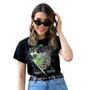 Imagem de Kit 2 Blusa T-shirt Feminina Camiseta Manga Curta