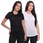 Imagem de Kit 2 Blusas Academia Manga Curta Camiseta Camisa Tshirt Esportiva Dry Fitness UV Proteção Solar