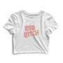 Imagem de Kit 2 Blusas Cropped Tshirt Feminina Astronauta Colorido e Bad Bitch