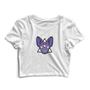 Imagem de Kit 2 Blusas Cropped Tshirt Feminina Símbolo e Foguete Colorido