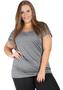 Imagem de Kit 2 Blusas Dry-fit Plus Size Esportiva Feminina Malha Fit