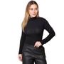 Imagem de Kit 2 Blusas Feminina Manga Longa Gola Alta Cacharrel de Viscose