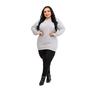 Imagem de Kit 2 Blusas Feminina Plus Size Segunda Pele Outono e Inverno Tam Único do 48 ao 54