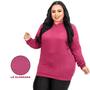 Imagem de Kit 2 Blusas Feminina Plus Size Segunda Pele Outono e Inverno Tam Único do 48 ao 54