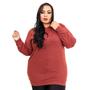 Imagem de Kit 2 Blusas Feminina Plus Size Segunda Pele Outono e Inverno Tam Único do 48 ao 54