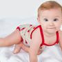 Imagem de Kit 2 Body Infantil Menina Bege Estampada Cerejinha Hering