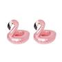 Imagem de Kit 2 Boias Porta Copo Flamingo Rose Flutuador Piscina Festa