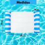 Imagem de Kit 2 Boias Rede Piscina Cama Flutuante Reclinável Inflável
