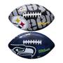 Imagem de Kit 2 Bolas de Futebol Americano Wilson NFL Team Logo Jr