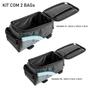 Imagem de Kit 2 Bolsas Bag Porta Acessórios Celular Para Bike Moto Com Extensão P2 Para Fone de Ouvido DY8196