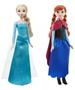 Imagem de Kit 2 Bonecas Frozen Elsa e Anna 30 Cm Mattel - HMJ41