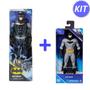 Imagem de Kit 2 Bonecos Batman DC Figuras de Ação 30cm + 24cm